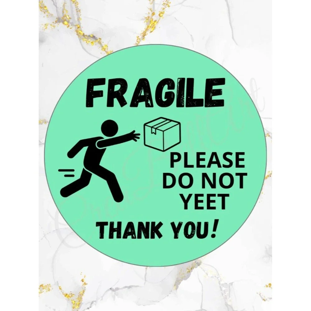 100 Thank you Stickers Thermal 2